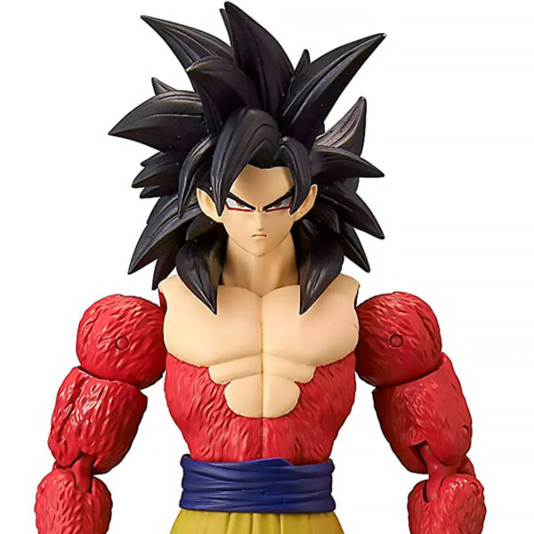 Figura-Goku-Super-Saiyan-4-Dragon-Stars--frente-06 Figura-Goku-Super-Saiyan-Dragon Ball GT - Vista Frente Detalles