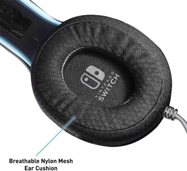 66913239 Lvl 40 Stereo Headset Blue/red (pdp) Para Nintendo Switch