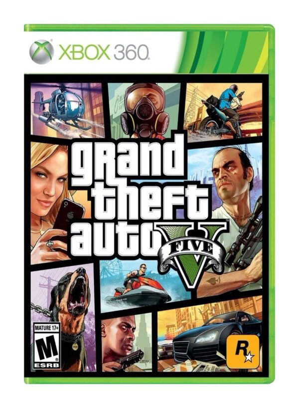 66912841 Grand Theft Auto V Rockstar Games Xbox 360 Físico