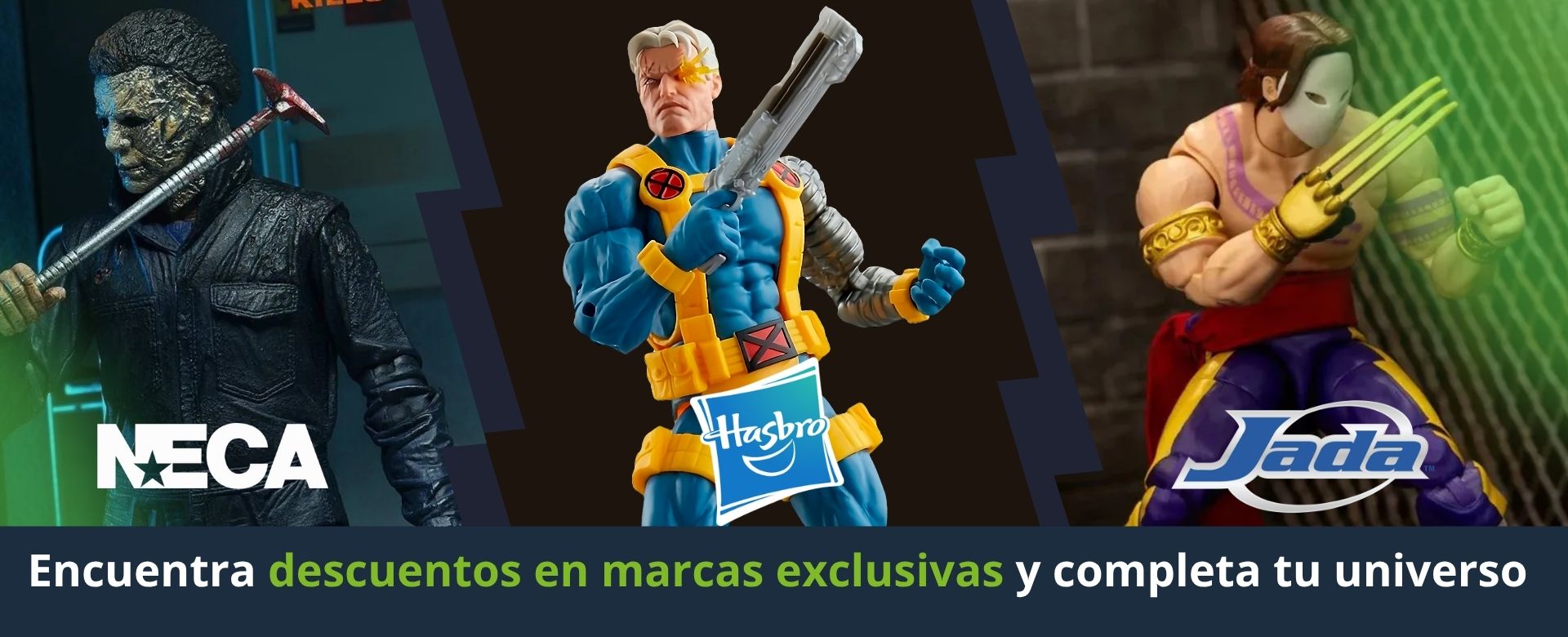 figuras de acción Neca, Hasbro, Jada